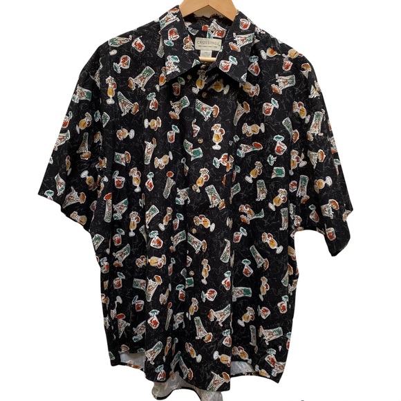 Crossings Other - Crossings Tiki Bar Hawaiian Button Down Shirt Size XXL